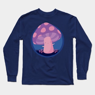 Bi Pride Mushroom Long Sleeve T-Shirt
